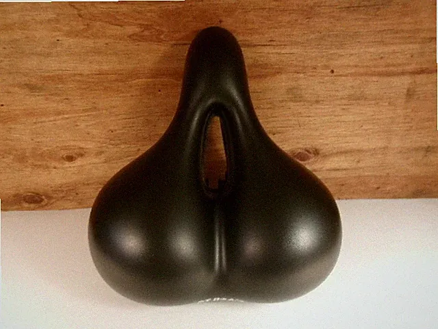 COMFORT BICYCLE SEAT WITH SPRINGS - SEAT & CLAMP - CRUISER & UNIVERSAL BIKE